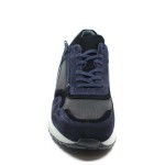 Solidus runner blauw subuck/textiel 83013